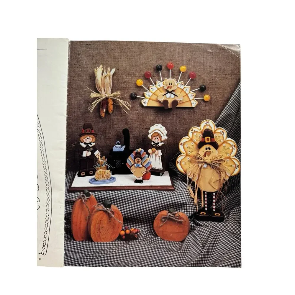 Vintage Wooden Wishes Scenes From The Past Craft Instruction Booklet 1990 Paint